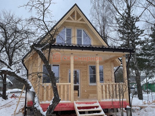 Февраль 2023 - дом из бруса №136
