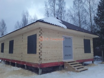 Фото №63: дом из бруса 107