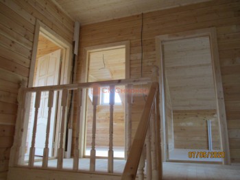 Фото №84: дом из бруса 64